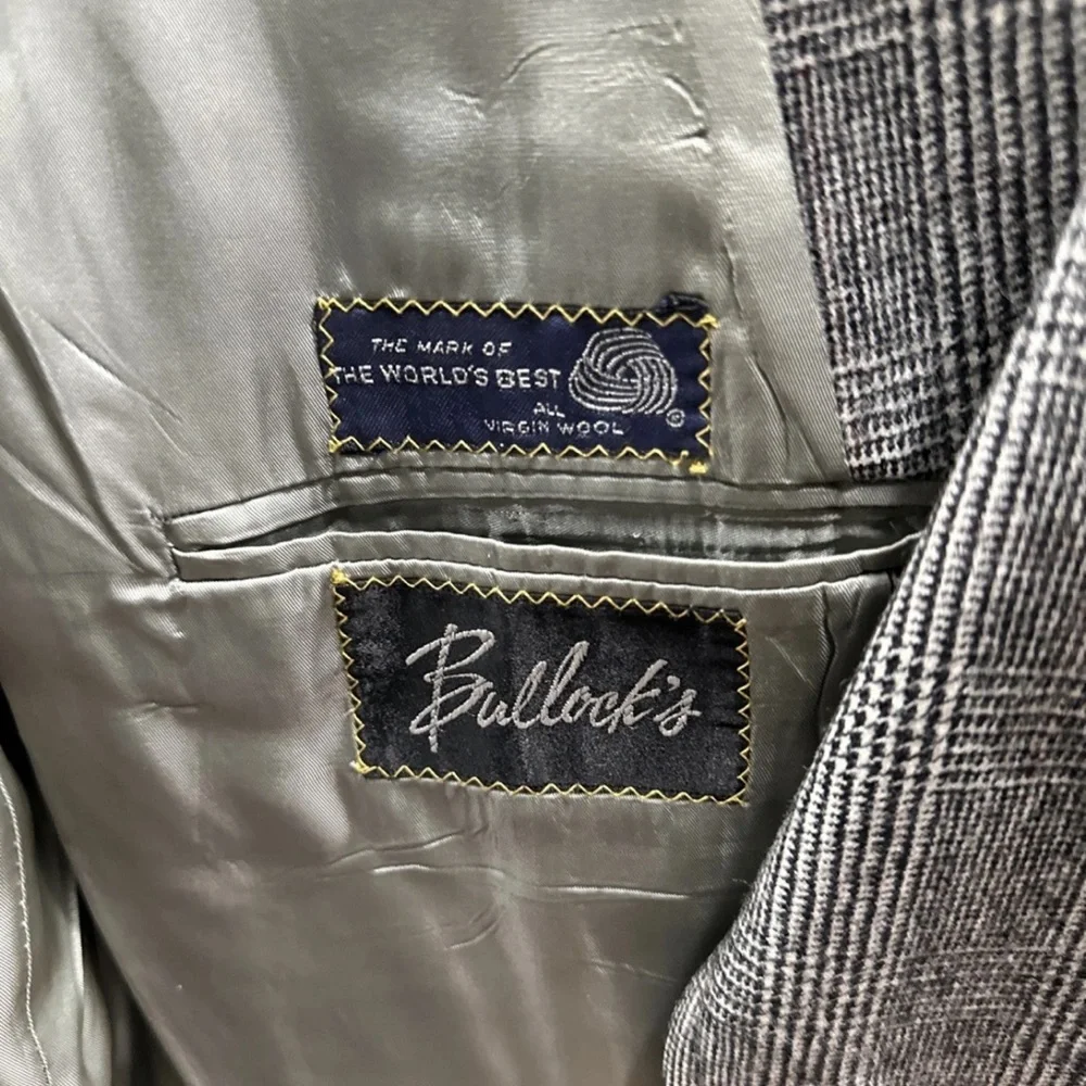 Vintage Ralph Lauren Polo University Size 40R Plaid Wool Blazer Sport‎ Coat